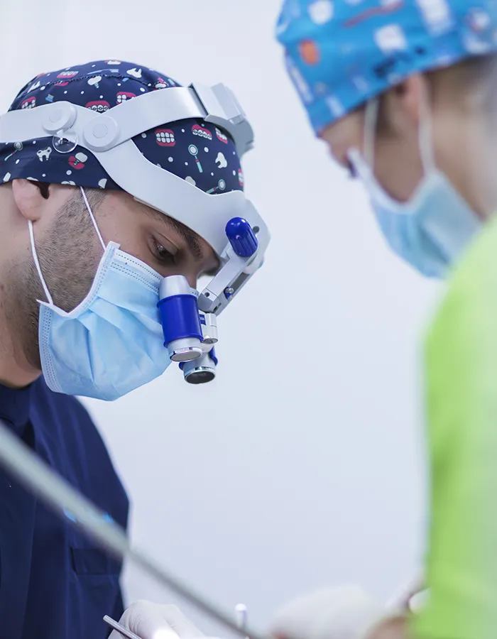 dente viene ricostruito